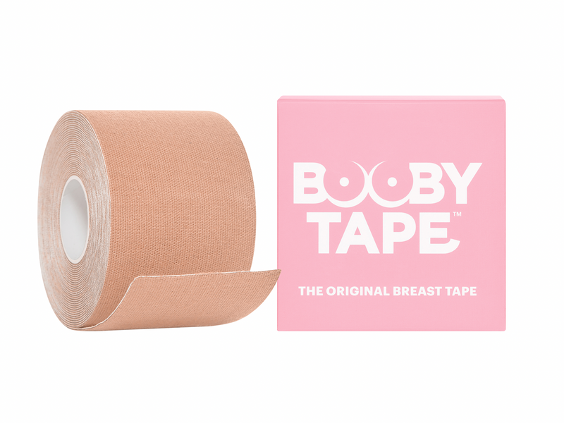 Booby Tape Nude - Invisible Body Tape for Lifting & Support - Perfect for Backless Dresses, Swimsuits & Strapless Outfits