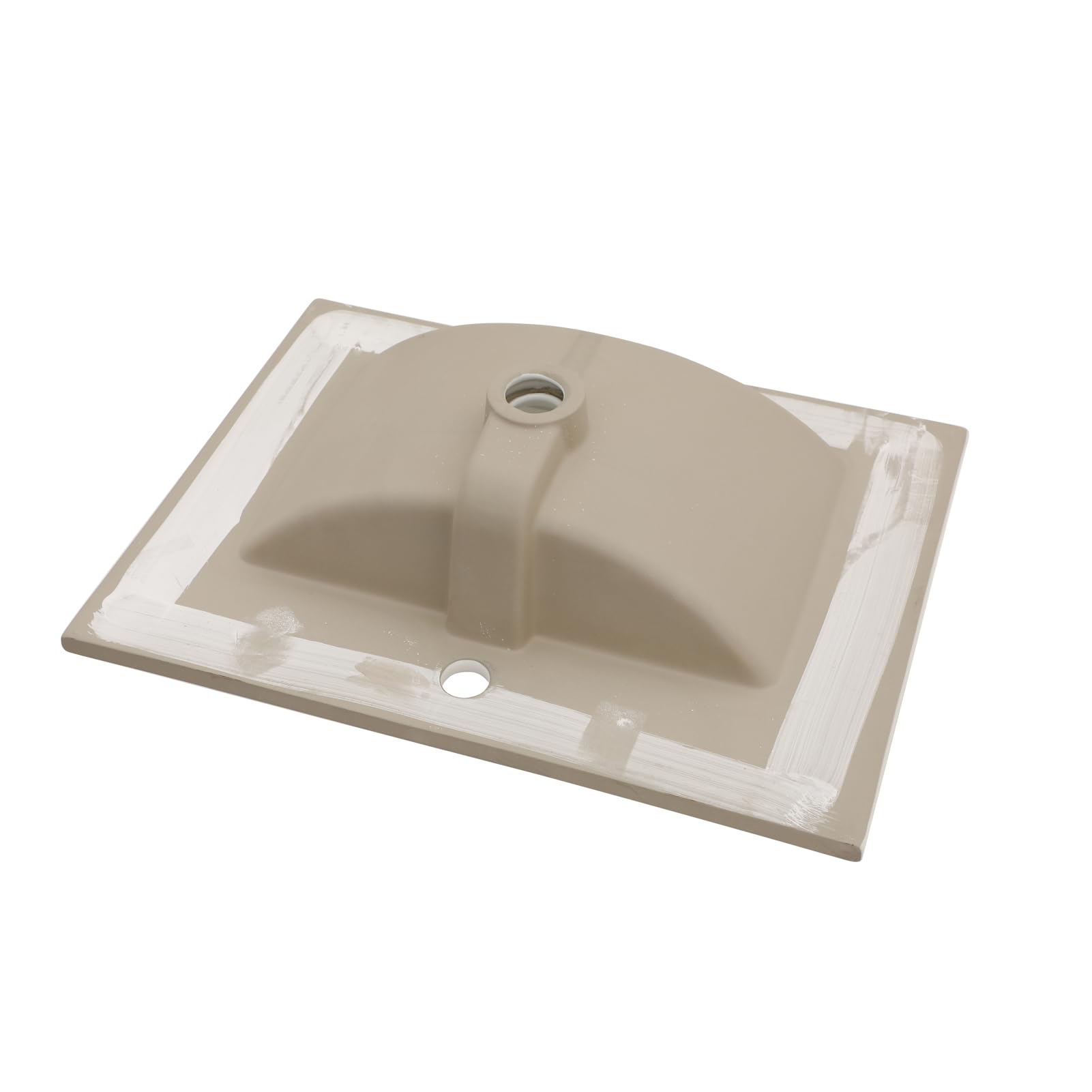 Sarlai 24 Inch White Ceramic Drop-In Bathroom Vanity Sink Top with Overflow - Rectangular Topmount Vanity Countertop for Bathroom Remodel & Modern Home Decor