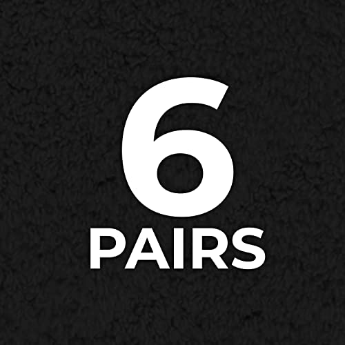 Black - 6 Pairs