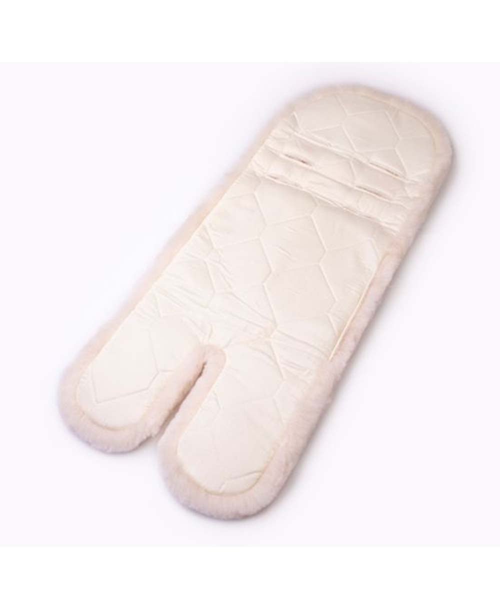 Premium Lambskin Stroller Liner - Soft Baby Carriage Seat Cover for Newborns & Toddlers - Breathable & Washable - Perfect for Strollers, Car Seats & Shopping Carts