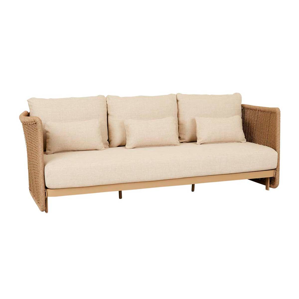 Delphi Catalina 3 Seater Sofa - Modern Fabric Living Room Couch for Small Spaces, Apartment & Home Decor | Comfortable Sectional Sofa for Family Room, Lounge & Entertainment Areas