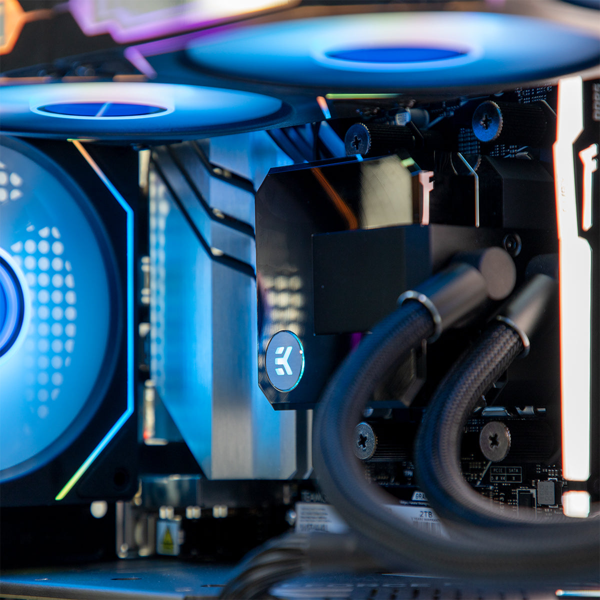 Astral AMP RTX 5070 Ryzen 5 9600X Gaming Desktop Computer - High Performance Black PC for 4K Gaming, VR & Esports
