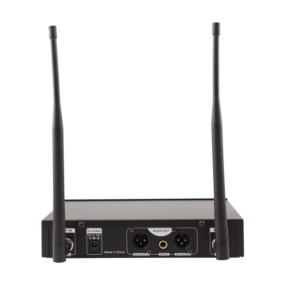 Blastking Dual UHF Wireless Microphone System MHU 402MHL - Professional Karaoke & Live Performance Mic for Singers, Speakers, and Events