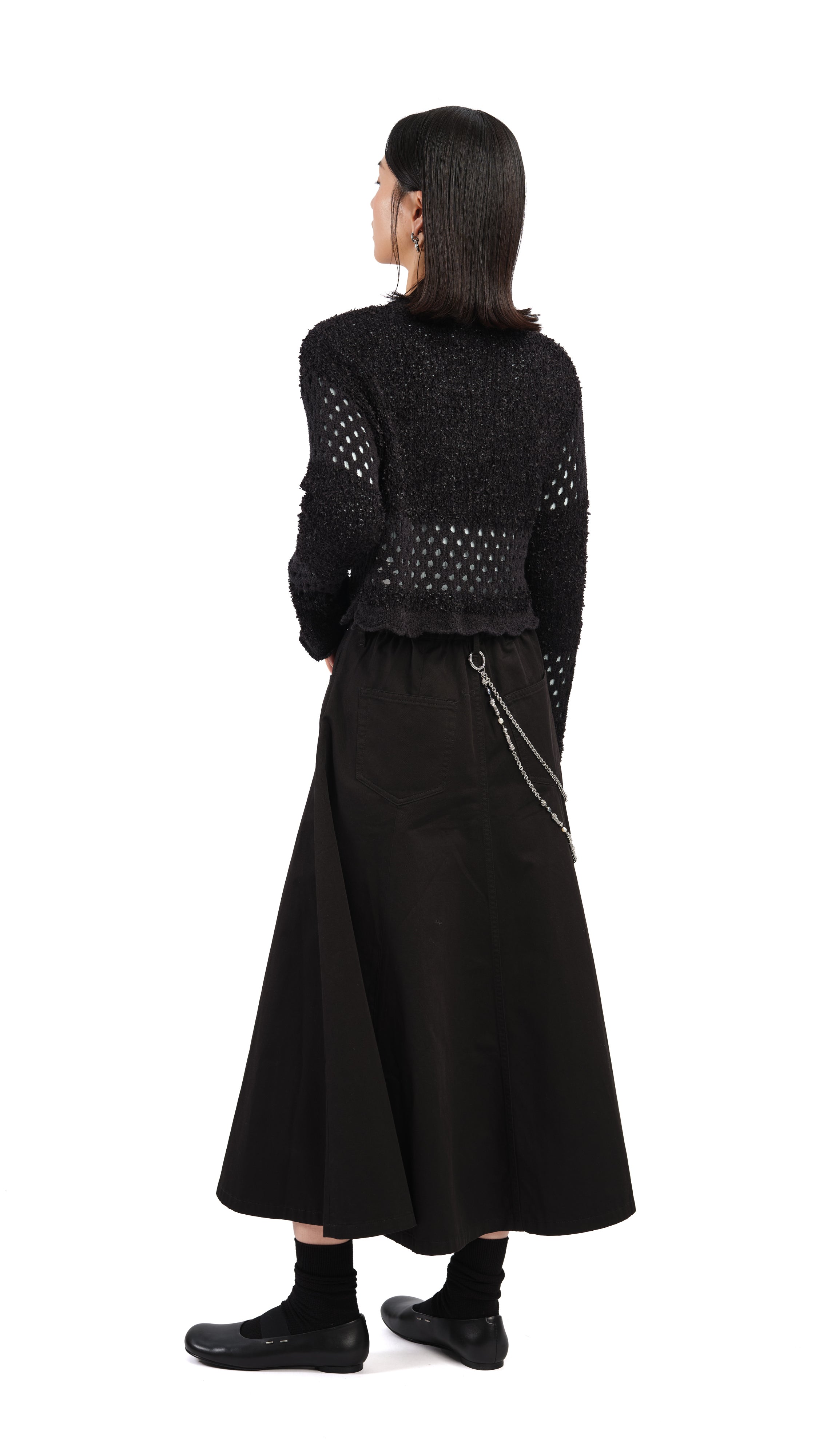 Women's Ruffles Trim Skirt - Elegant Flowy A-Line Midi Skirt with Floral Print | Perfect for Office Wear, Date Night & Spring Outfits