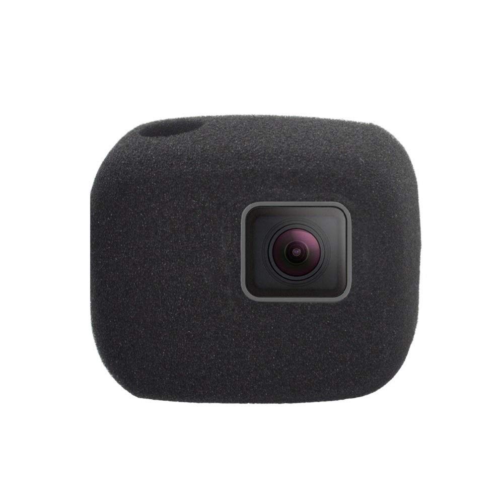 Windshield Wind Noise Reduction Sponge Foam Case Cover for GoPro Hero 5/6/7 - Waterproof Housing for Sports Action Camera Accessories - Perfect for Vlogging, Motorcycling & Outdoor Adventures
