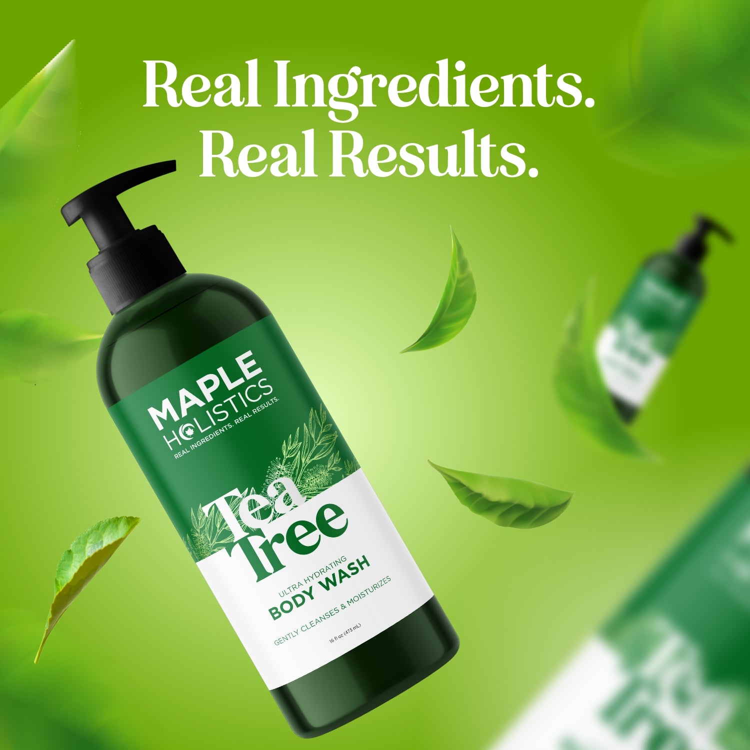 Tea Tree Body Wash for Acne & Oily Skin - Natural Antifungal & Antibacterial Shower Gel for Men & Women - Perfect for Daily Cleansing & Post-Workout Refreshment