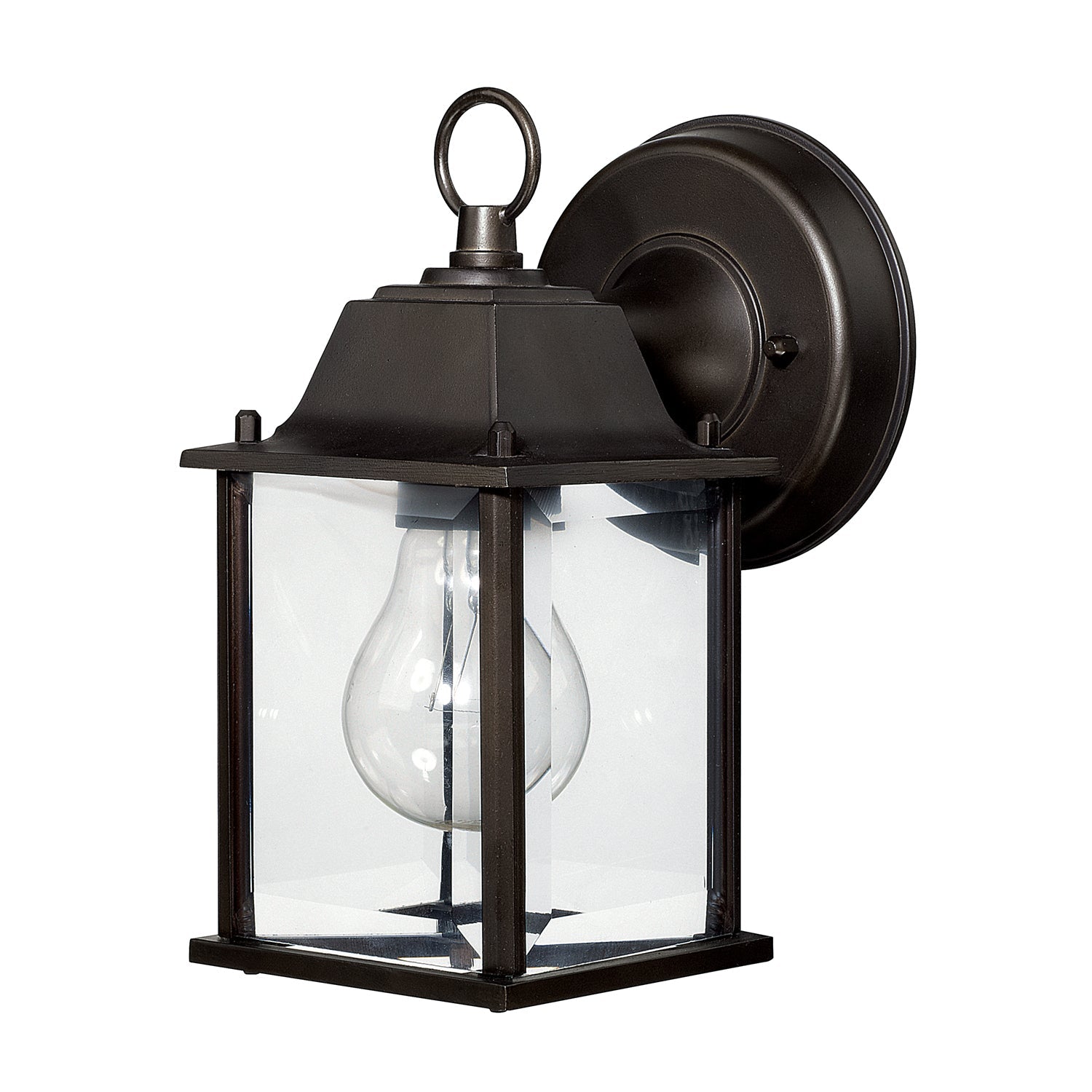 Capital Lighting One Light Outdoor Wall Lantern - Durable Weatherproof Exterior Sconce for Porch, Patio & Garden Lighting | Perfect for Entryway, Backyard & Pathway Illumination