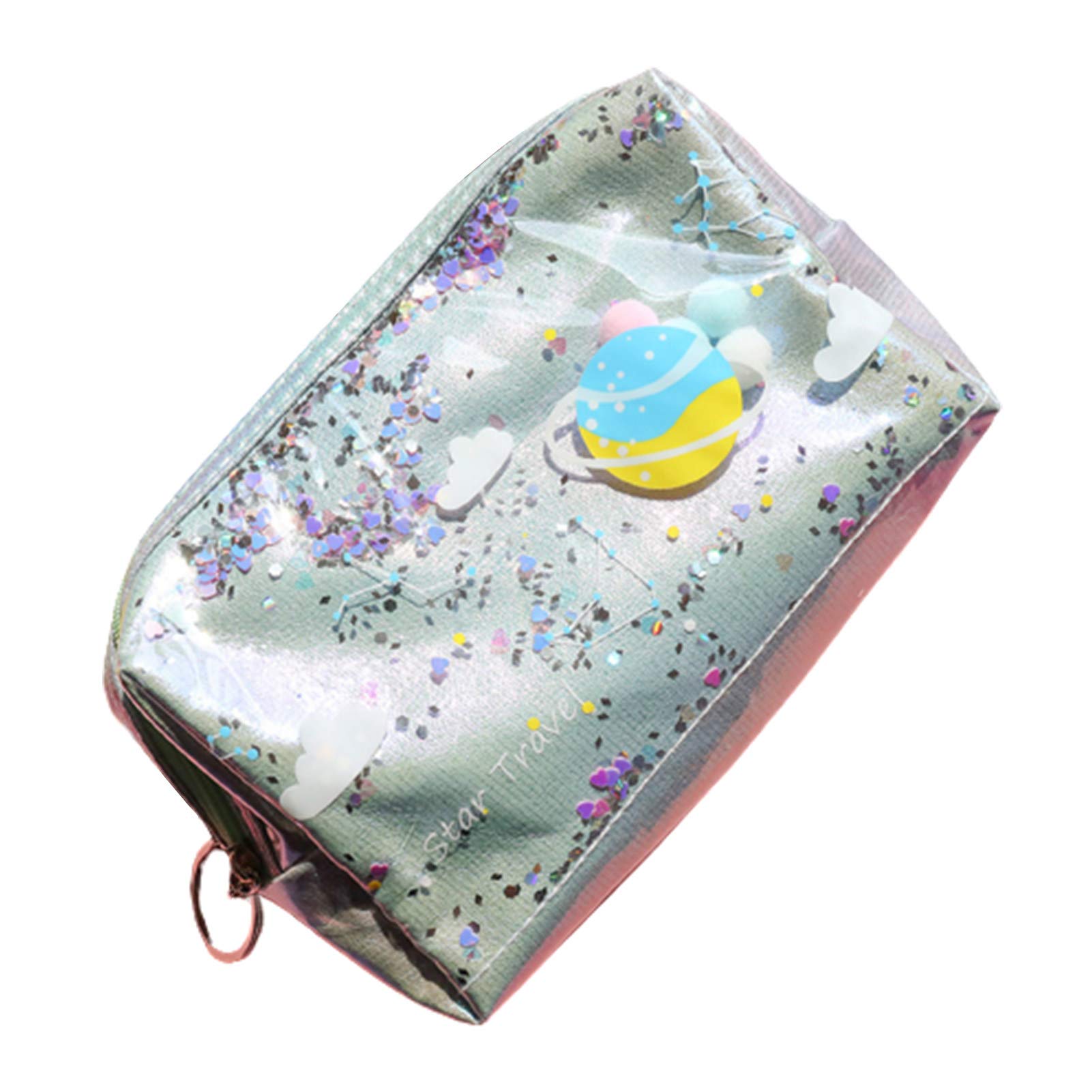 Large Capacity Travel Toiletry Bag for Women - Waterproof Cosmetic Organizer for Makeup, Brushes & Toiletries | Portable Pencil Case Style | Perfect for Vacation, Gym & Business Trips (Green)