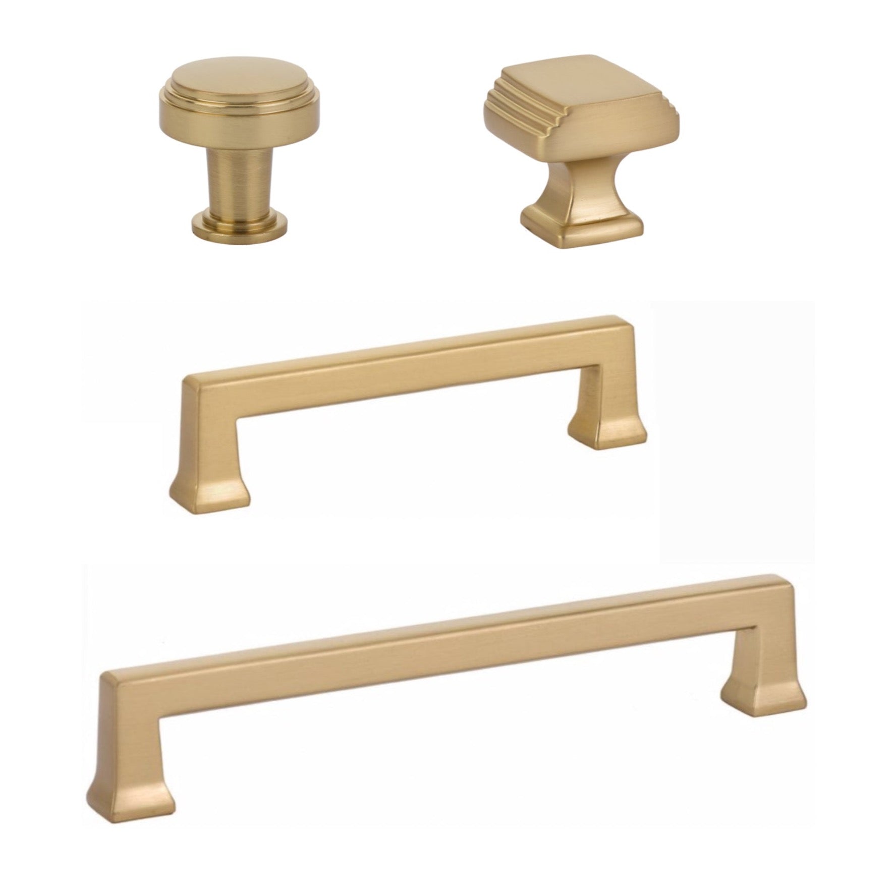 Elegant Champagne Bronze Cabinet Knobs & Drawer Pulls - Vintage Style Hardware for Kitchen, Bathroom & Furniture (Set of 10) - Perfect for Home Renovation & DIY Projects