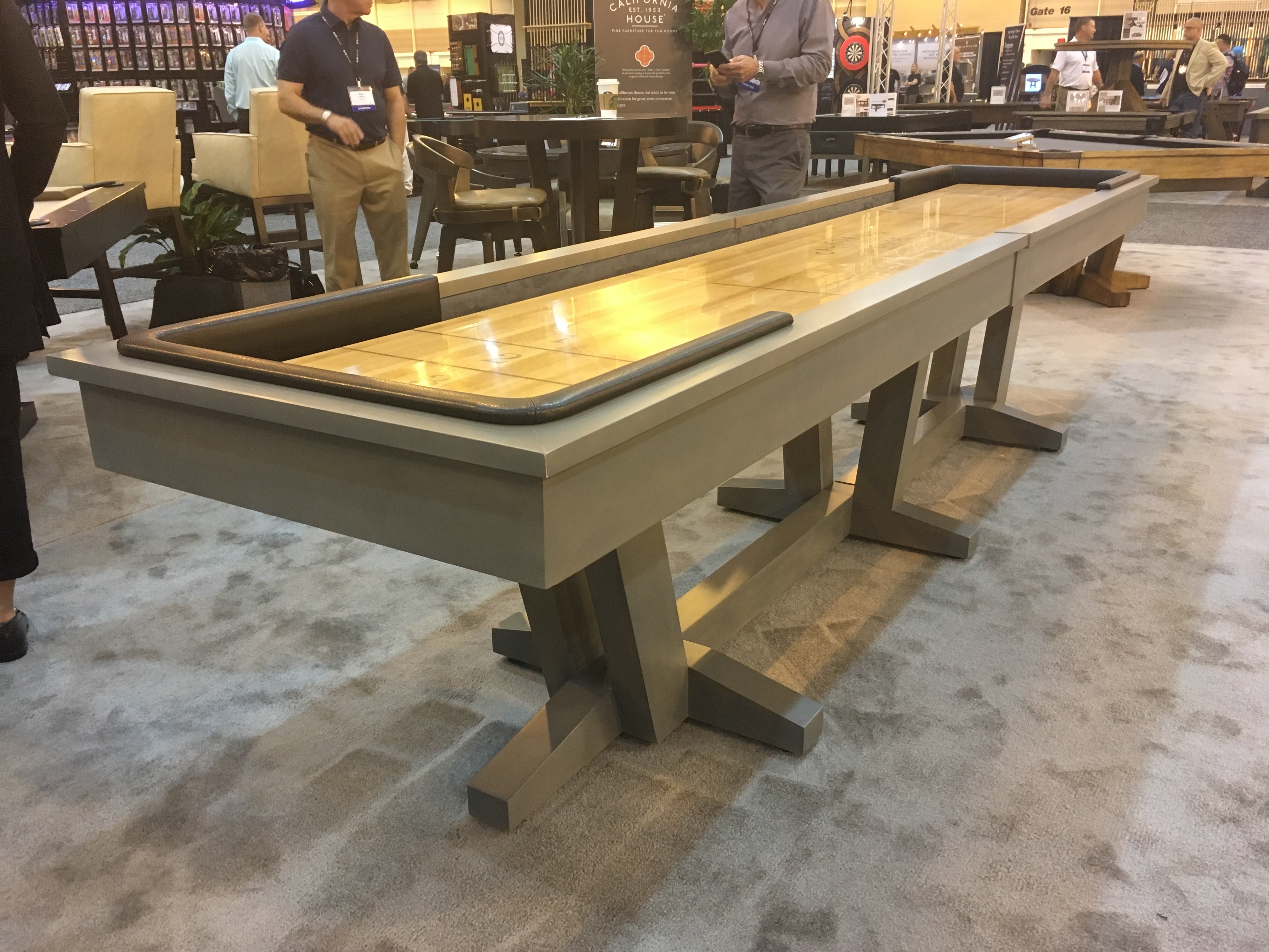 Premium California House Petaluma Shuffleboard Table - Professional 12ft Indoor/Outdoor Game Table for Home, Bar & Game Room - Perfect for Parties, Family Fun & Entertainment