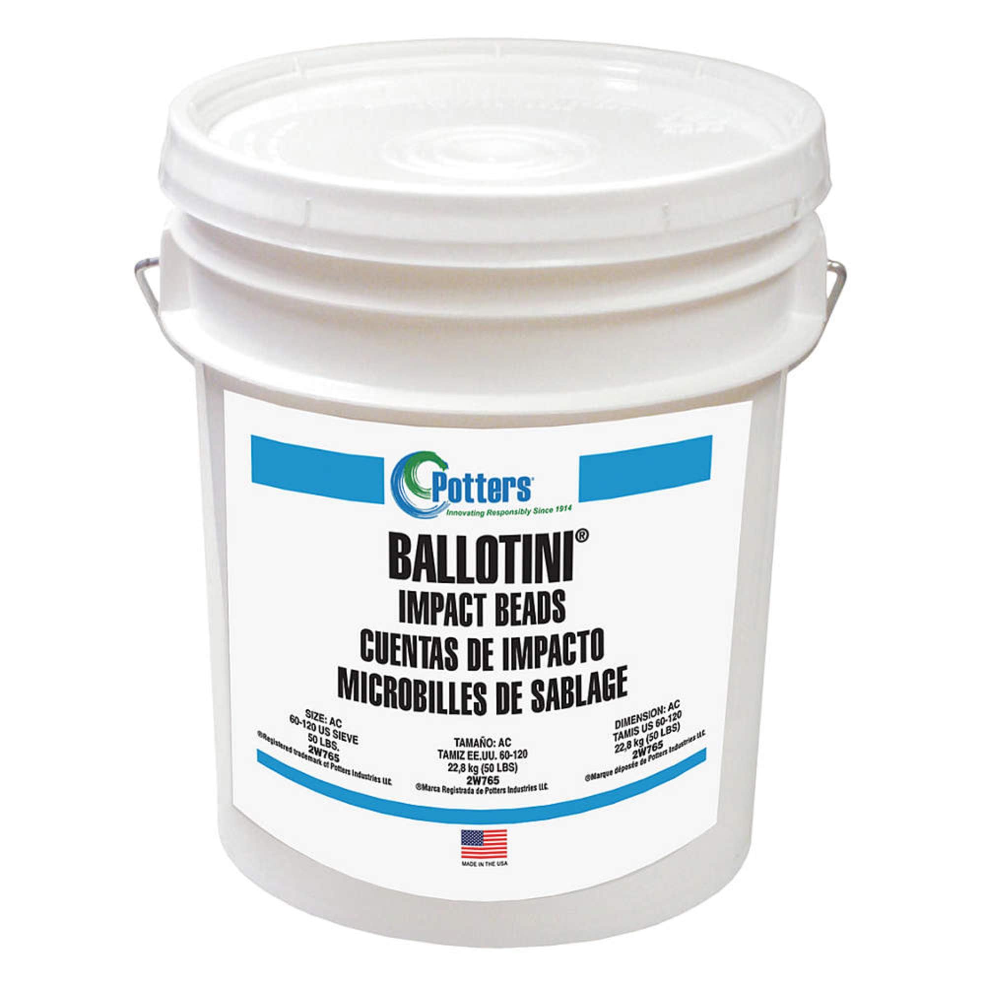 Premium Blast Media - Glass Beads & Aluminum Oxide Grit for Sandblasting | Medium Grit Size | Ideal for Metal Cleaning, Surface Preparation & Rust Removal