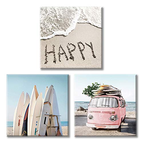 Surfboards & Pink Car