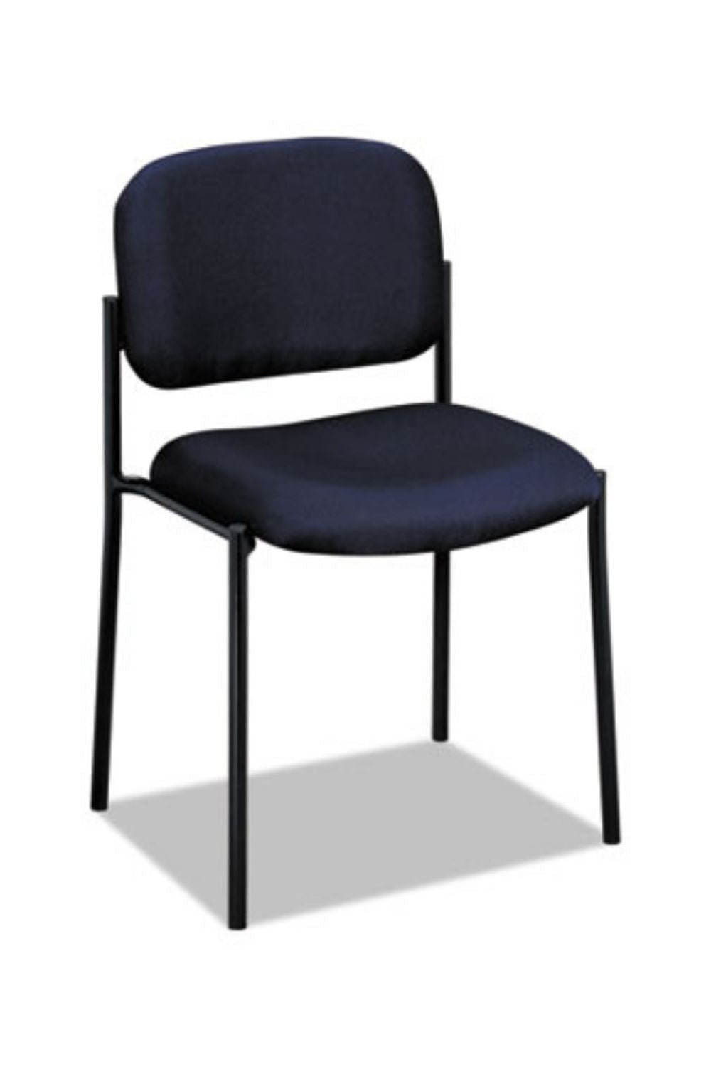 HON Mid Back Stacking Fabric Guest Chair - Armless Office Chair for Conference Rooms, Waiting Areas & Home Offices - Comfortable & Space-Saving Design