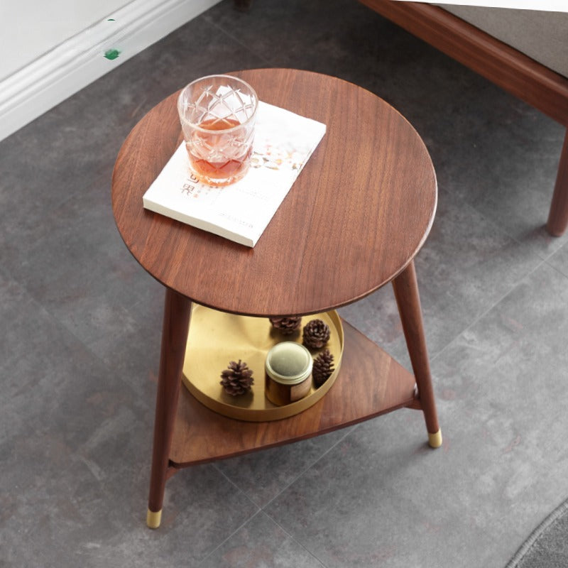 Premium Black Walnut Solid Wood Edge Table - Handcrafted Dining Table, Coffee Table or Side Table - Perfect for Modern Living Room, Dining Room & Office Decor