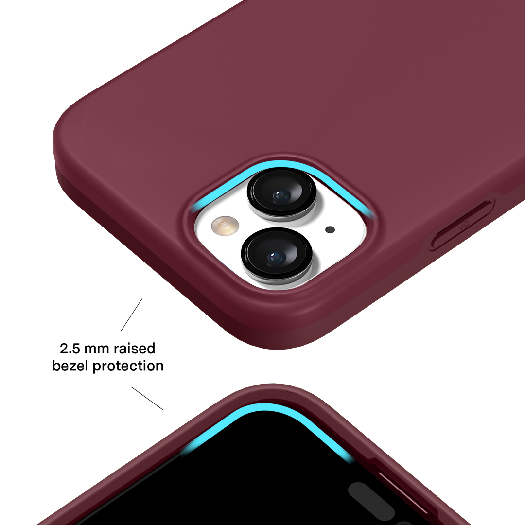 Vintage 1990 Burgundy iPhone Case - Retro Style Protective Cover for iPhone 12/13/14/15 Pro Max - Perfect for 90s Nostalgia & Everyday Use