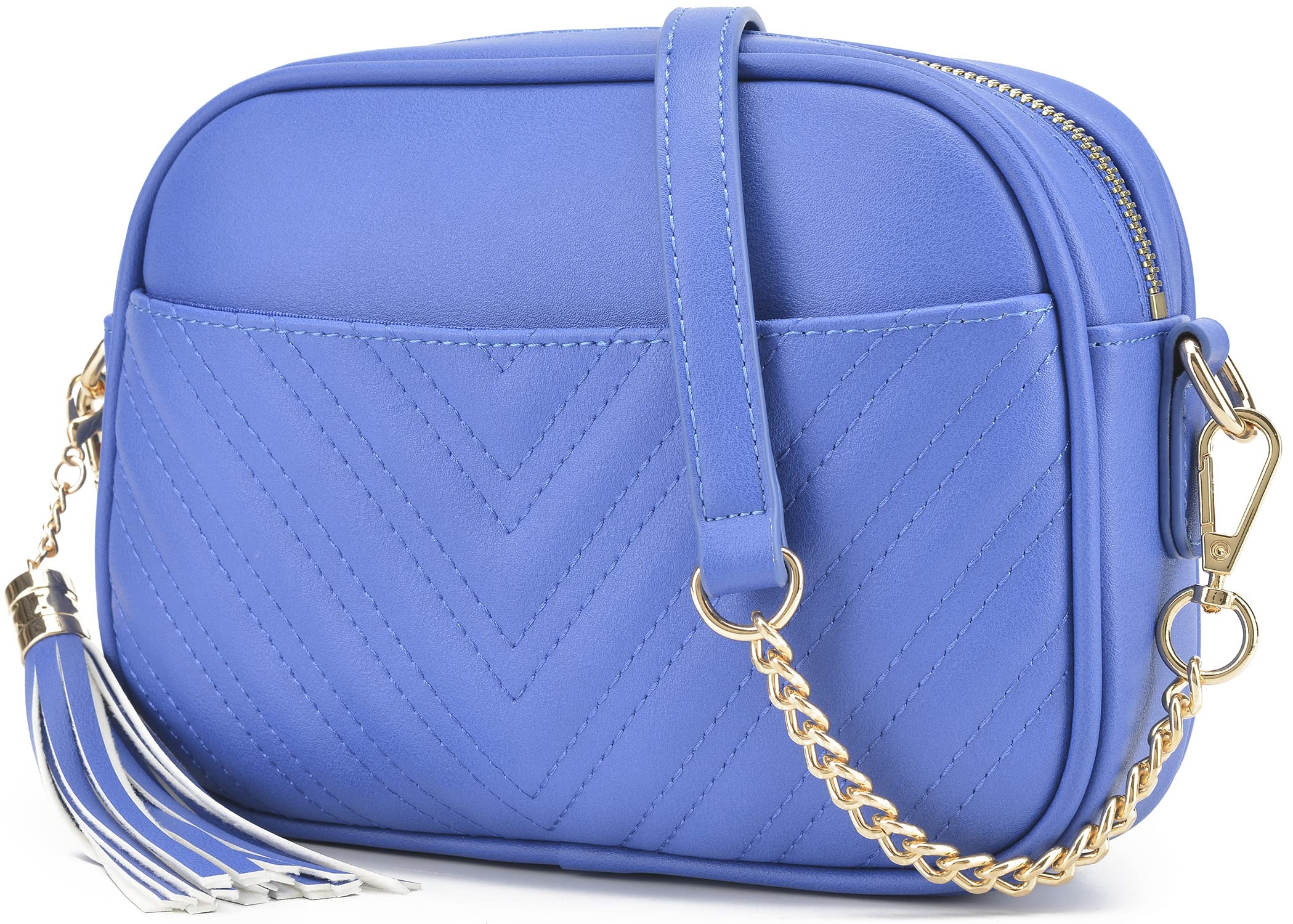 Lola Mae Quilted Crossbody Bag for Women - Stylish Shoulder Purse with Trendy Design | Perfect for Everyday Use, Travel & Shopping