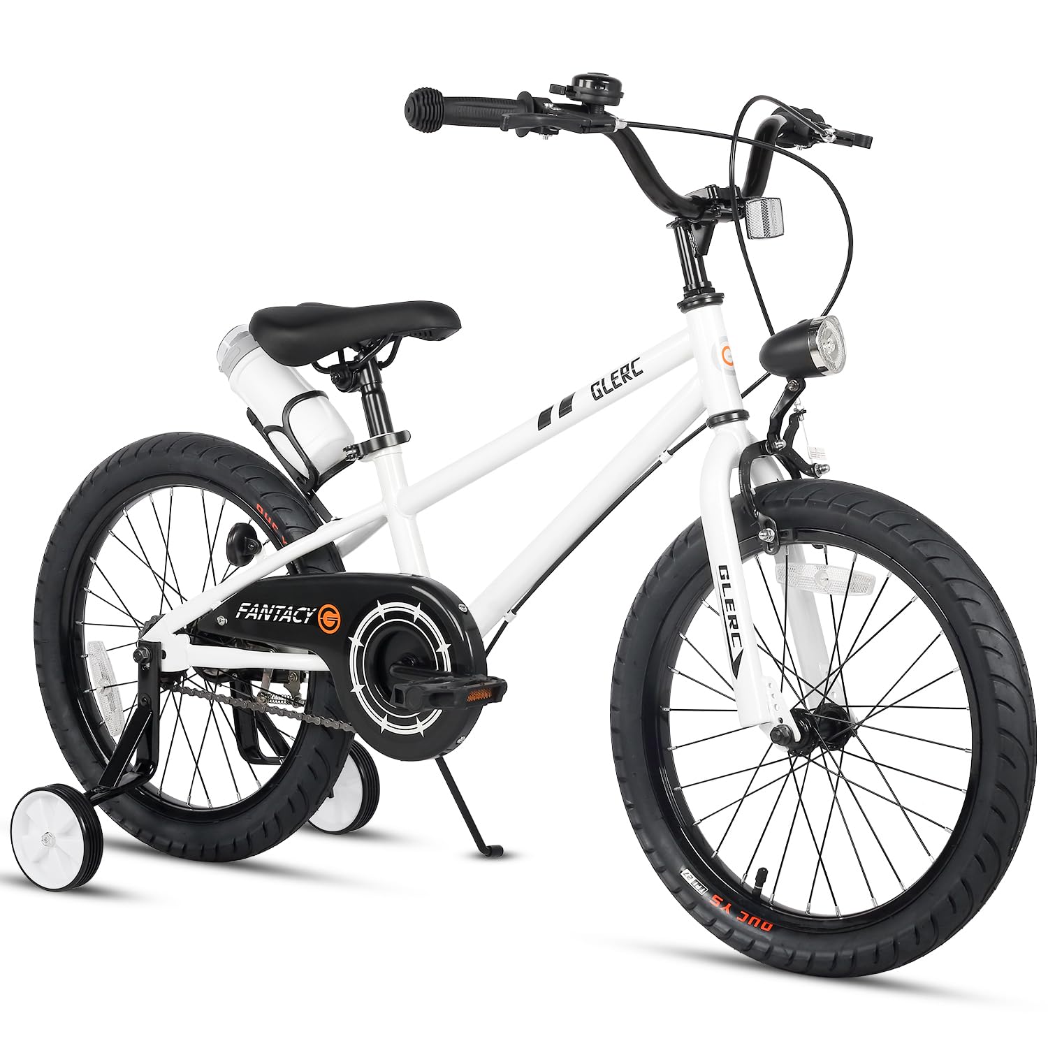 Fantasy 12 14 16 18 20 Inch Kids Bicycle for Boys & Girls Ages 2-14 - Adjustable Training Wheels, Water Bottle Holder & LED Headlight - Multiple Color Options - Perfect for Neighborhood Rides, Park Adventures & Learning to Bike