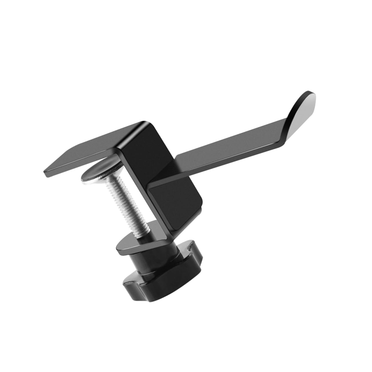 Premium Metal Headphone Stand with Screw Clip - Adjustable Headset Holder for Desk, Gaming & Office Accessories - Durable Earphone Bracket for Home & Studio Use