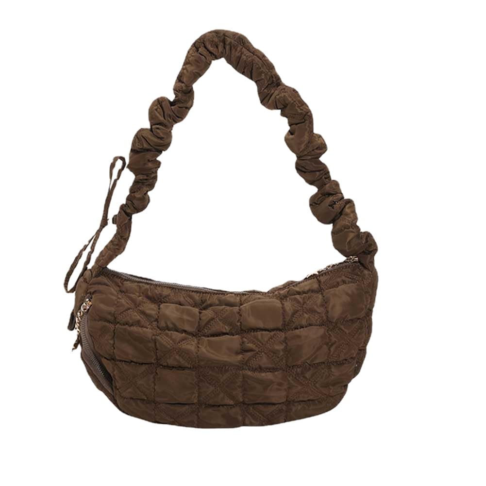 Stylish Cloud Quilted Hobo Shoulder Bag for Women - Designer Crossbody Purse & Casual Tote Handbag | Perfect for Work, Travel & Everyday Use