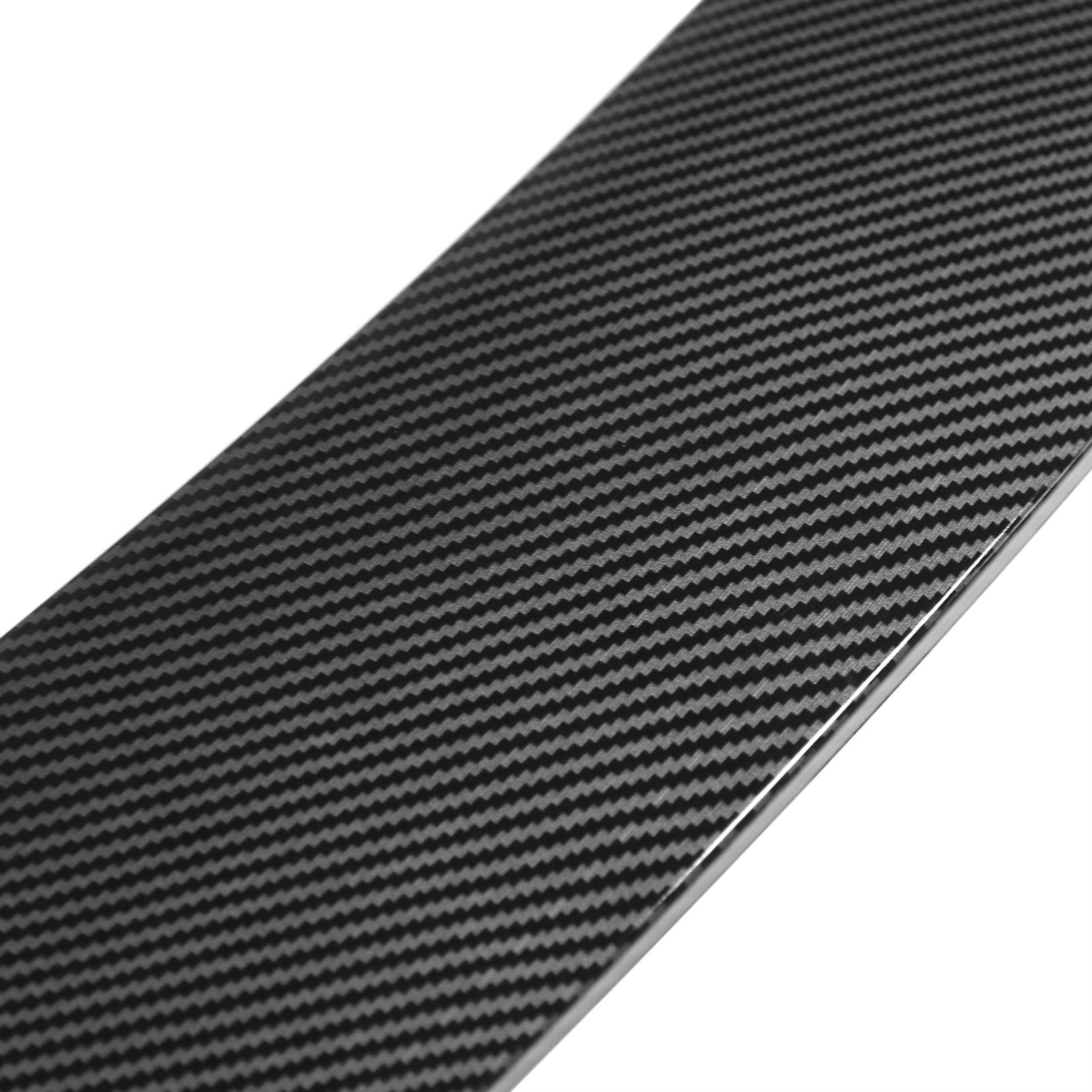 DLZYQ 4Pcs Universal Car Front Bumper Lip Splitter Diffuser - Carbon Fiber Spoiler Protector for Civic, BMW, Benz | Enhance Style & Protection for Street Racing & Daily Driving