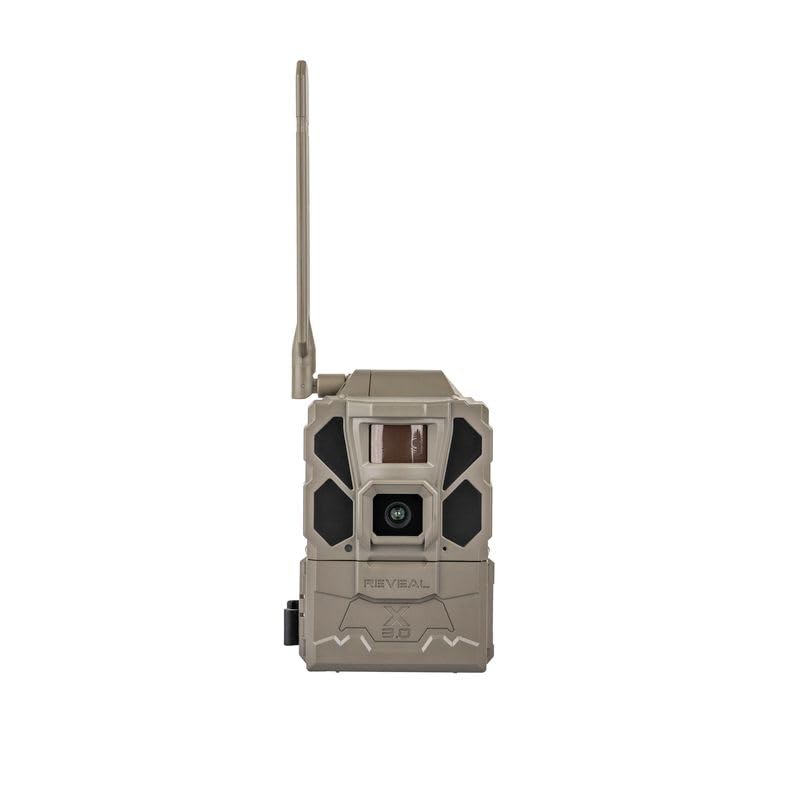 TACTACAM Reveal X Gen 3.0 LTE Cellular Trail Camera - AT&T & Verizon Compatible, 1080p FHD Video, Low Glow IR Flash, No SD Card Needed | Ideal for Hunting, Wildlife Monitoring, Home Security & Outdoor Surveillance (RV-TC-XGEN3)