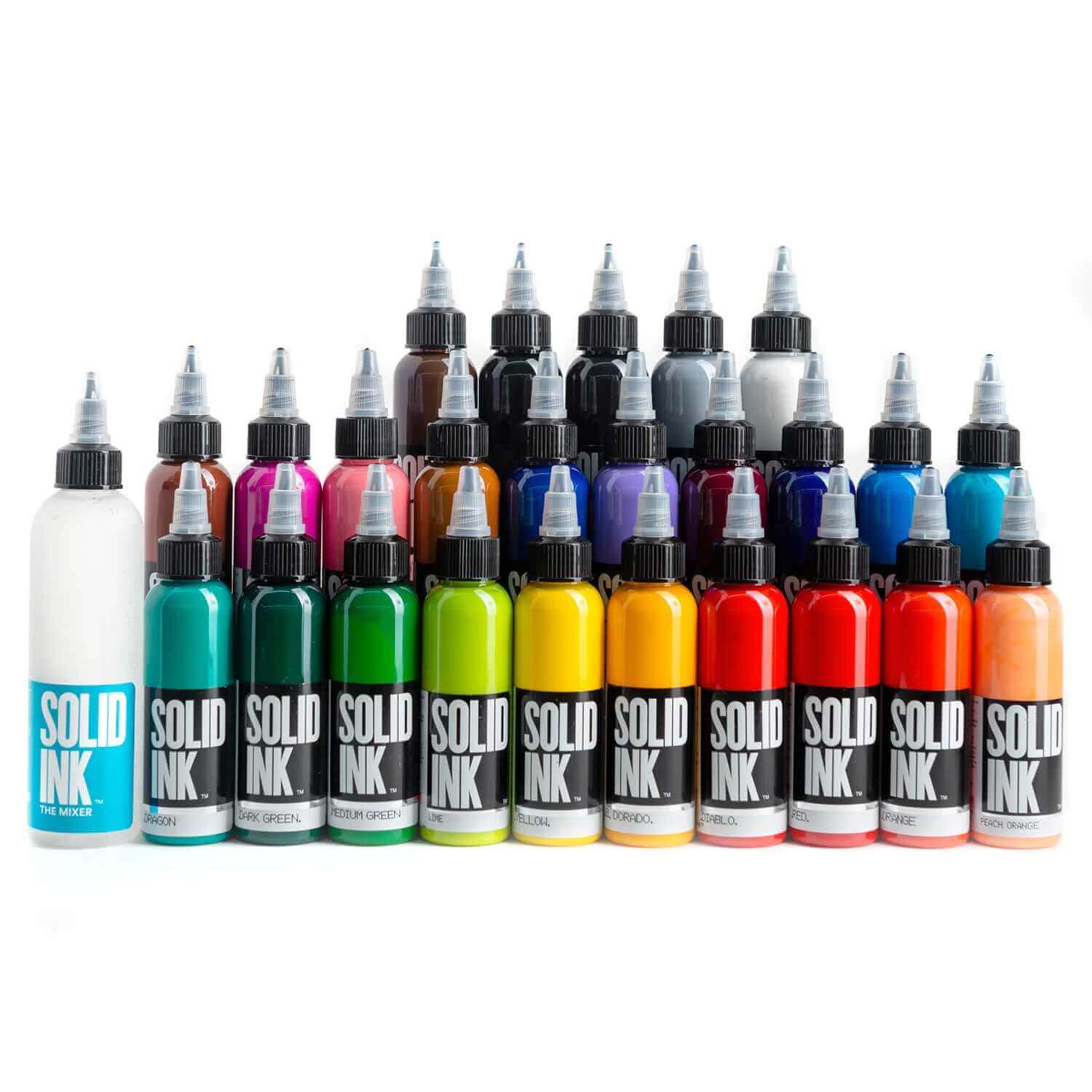 25-Color Set of 1 oz Solid Ink Sticks for Calligraphy, Drawing & DIY Crafts | Vibrant Pigments for Artists, Students & Hobbyists | Perfect for Hand Lettering, Scrapbooking & Mixed Media Projects