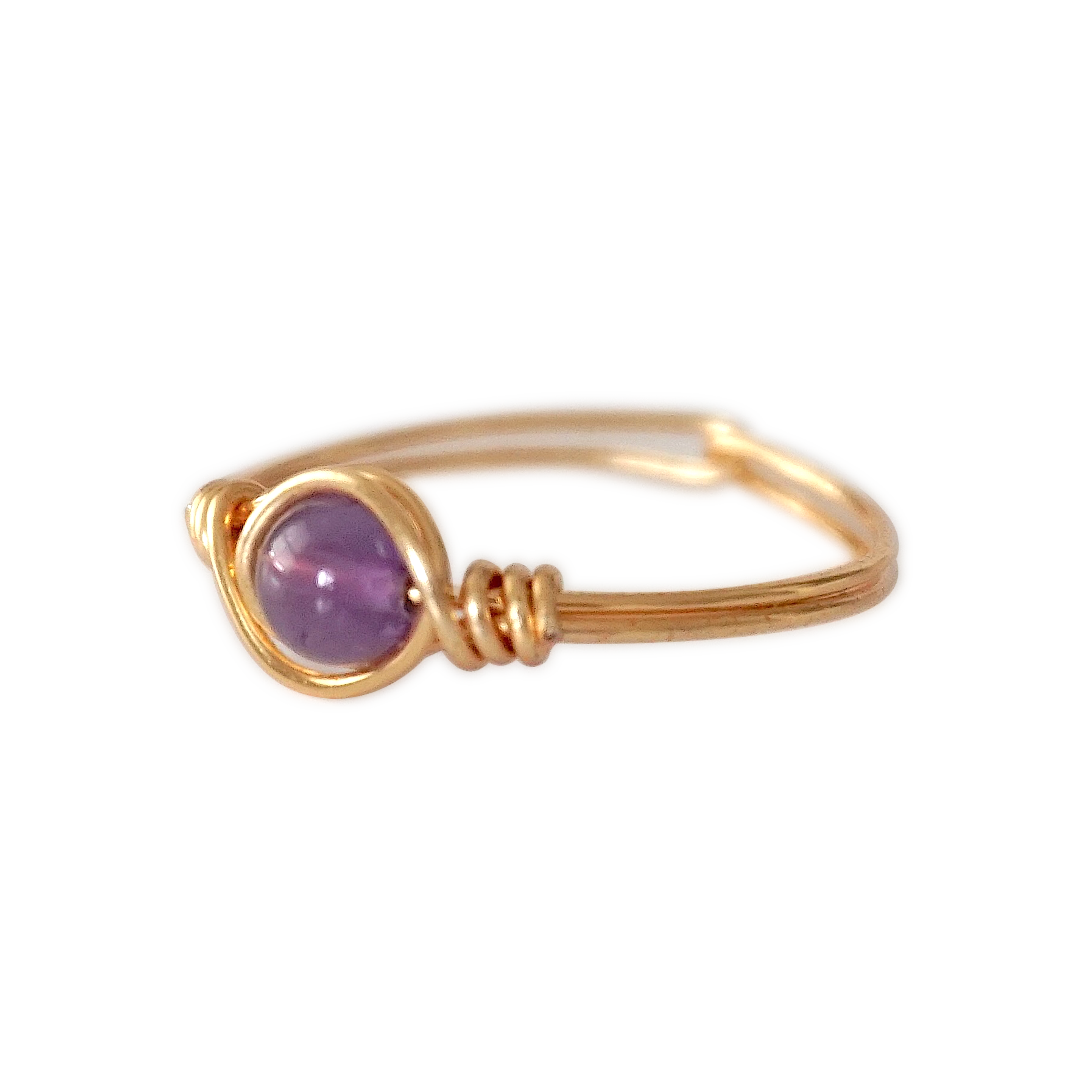 Simple Amethyst Birthstone Ring for Women | Elegant February Jewelry Gift for Her | Perfect for Valentine's Day, Anniversary & Special Occasions