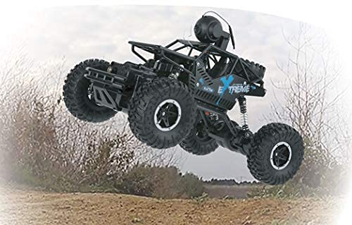 Vivitar Extreme Racer RC Car with Built-in Camera | 15-20 Minute Drive Time | Remote & App Controlled | DRC-100 Black | Perfect for Outdoor Racing & Aerial Photography