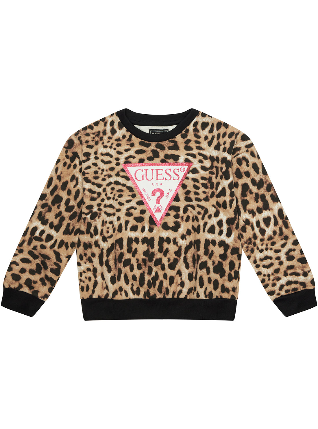 Leopard Print Active Top for Women - Workout & Yoga Shirt - Trendy Fitness Apparel for Running, Gym & Casual Wear (Size 2-7)