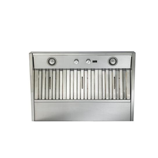 Best CP34I369SB 34 3/8 Inch Stainless Steel Built-In Range Hood with 290 Max CFM Internal Blower - Powerful Kitchen Ventilation for Smoke & Odor Removal