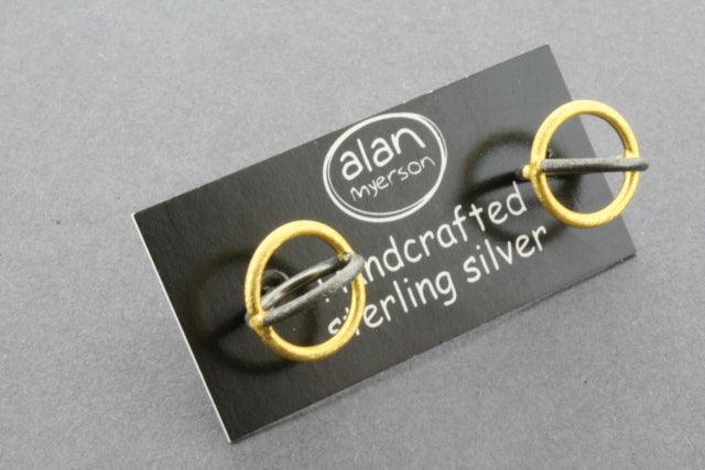 Oxidized & Gold Plated Global Stud Earrings for Women - Trendy Boho Chic Jewelry - Perfect for Parties, Weddings & Everyday Wear