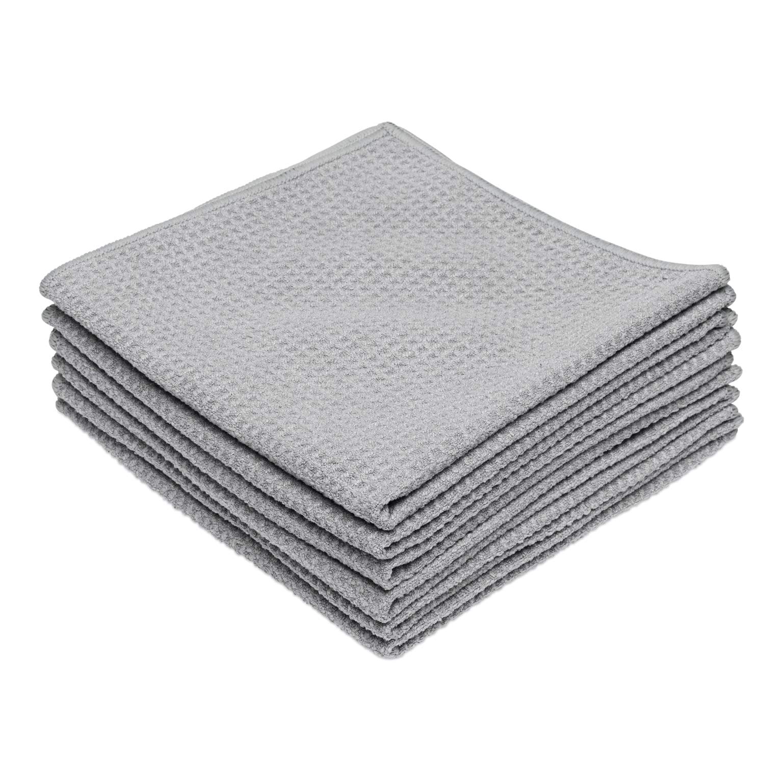 Premium Microfiber Waffle Weave Kitchen Towels - 16