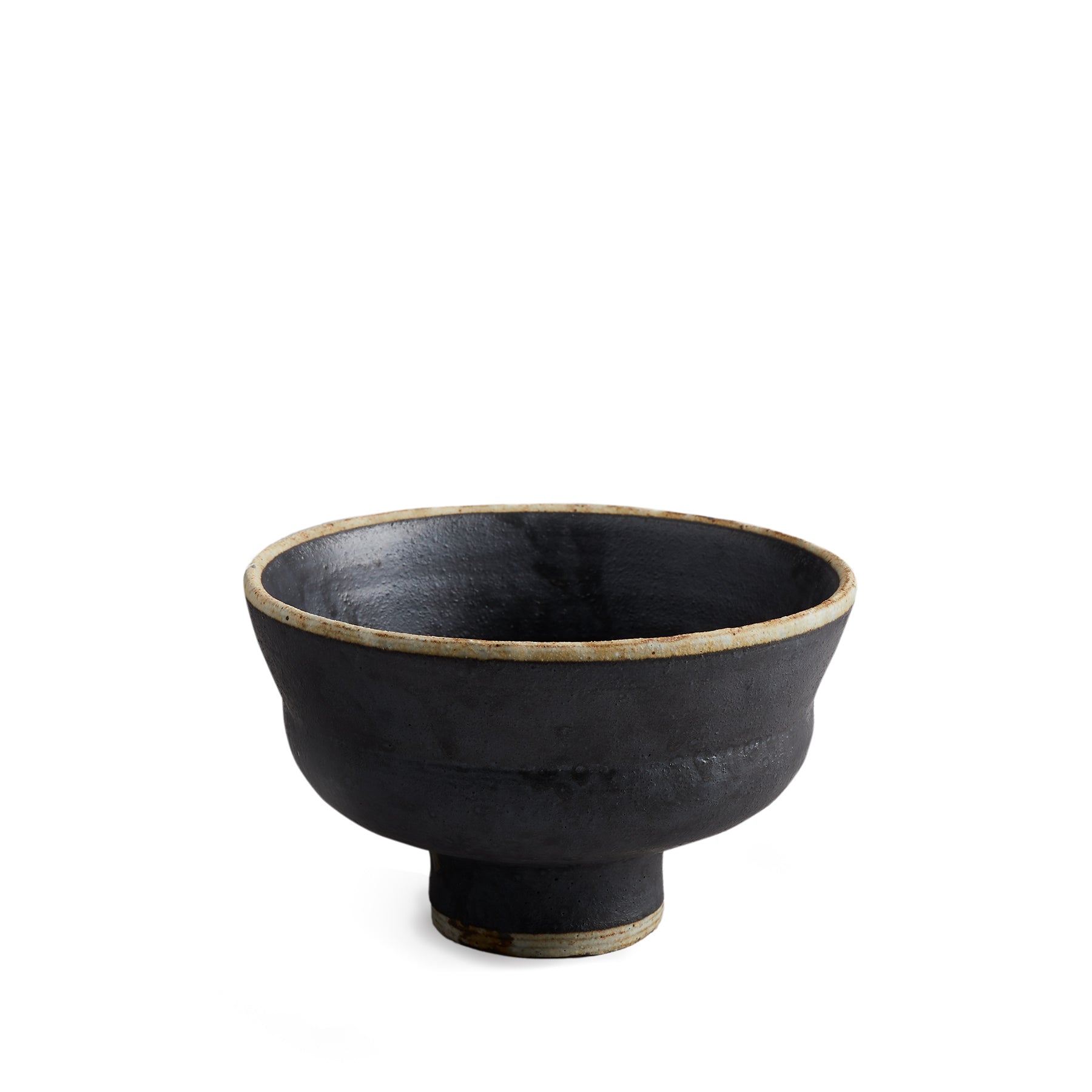 Premium #17 Matcha Bowl in Kohiki au Noir - Authentic Japanese Tea Ceremony Set for Matcha Lovers, Perfect for Traditional Tea Preparation & Zen Meditation