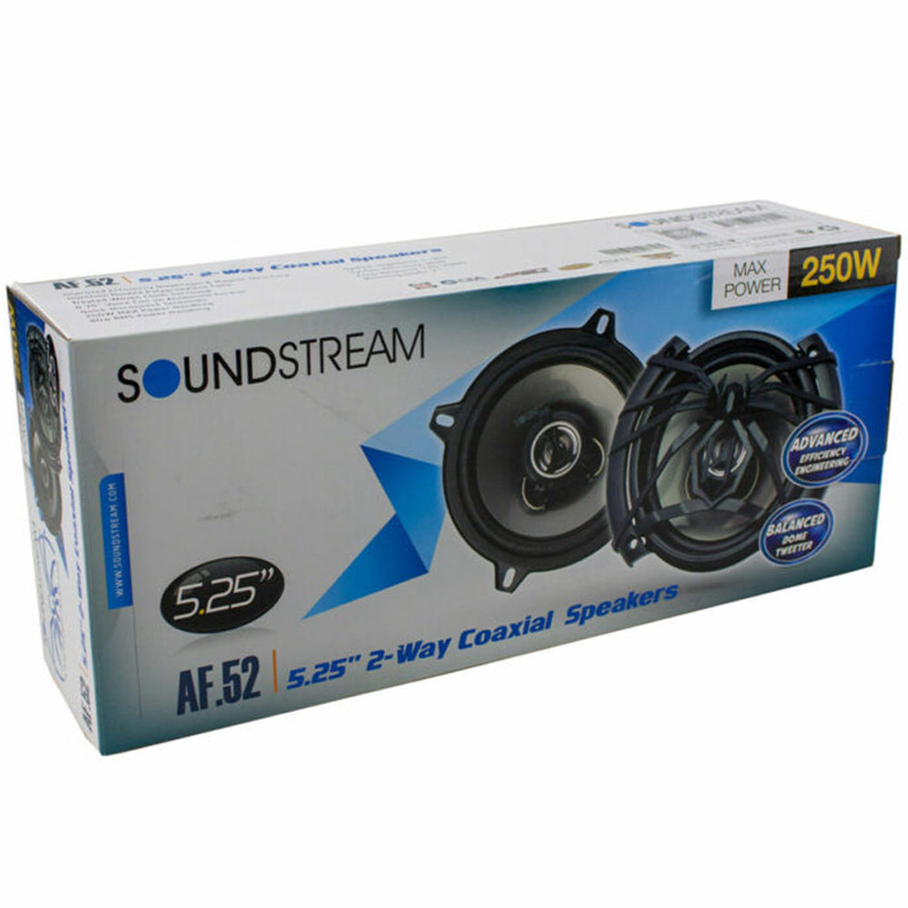 Soundstream AF.52 Arachnid Series 5.25 Inch 2-Way Car Speakers - Premium Sound Quality for Vehicles, Trucks & SUVs - Perfect for Road Trips & Music Enthusiasts