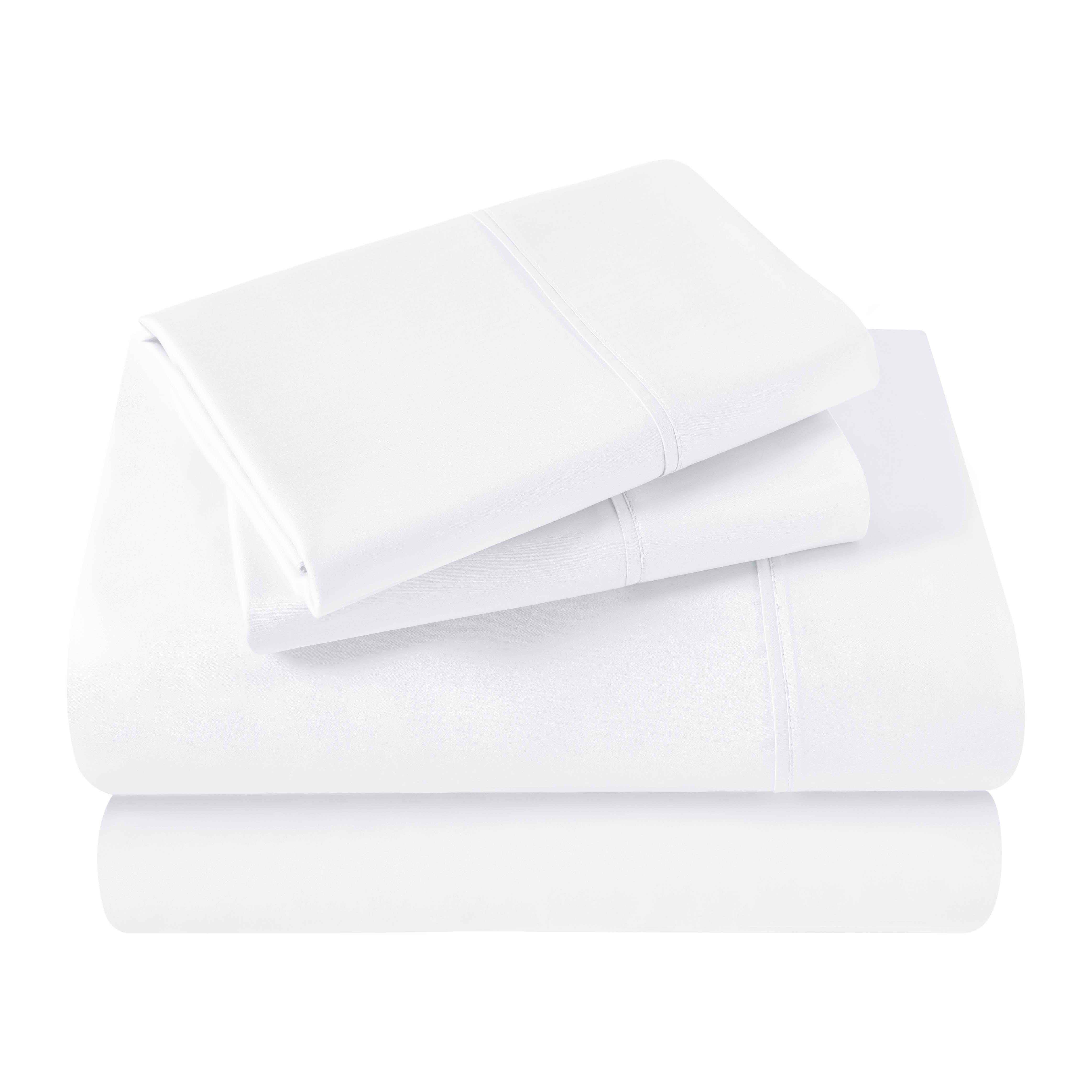 Premium 400 Thread Count Egyptian Cotton Bed Sheet Set - Soft, Breathable & Durable for Ultimate Comfort - Perfect for Luxury Bedrooms & Hotels