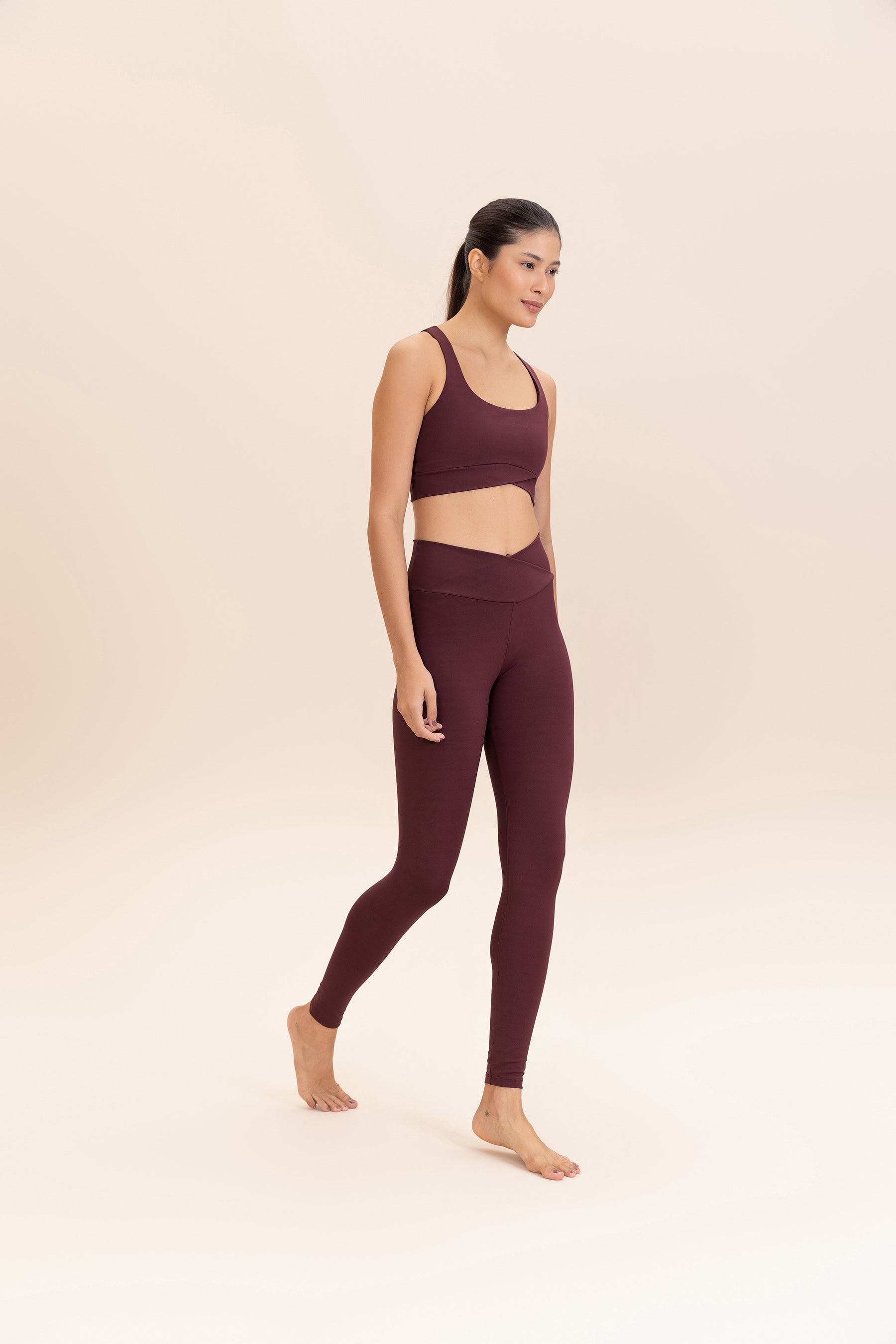 Sport ByNature High Waist Yoga Leggings for Women - Breathable Workout Pants for Running, Gym & Activewear