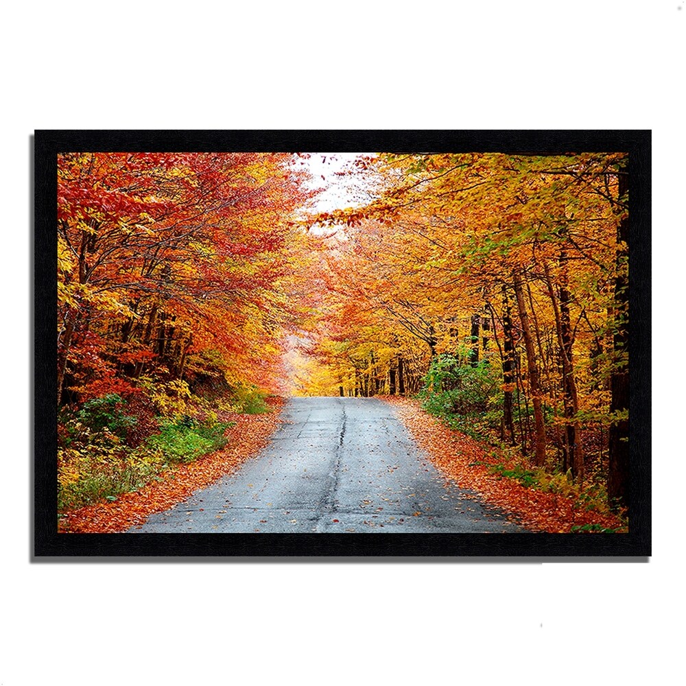 Autumn Afternoon Framed Wall Art - Landscape Photography Print for Living Room, Bedroom & Office Decor