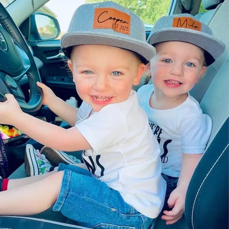Personalized Toddler Baseball Caps with Names - Custom Trucker Hats for Boys & Girls - Father & Son Matching Hats for Outdoor Activities, Sports & Family Photos