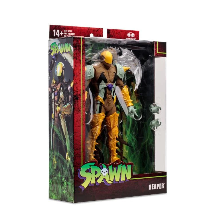 Spawn's Universe Reaper Action Figure - Collectible 7-Inch Articulated Figure for Display & Play - Perfect for Fans, Collectors, and Cosplay Scenes