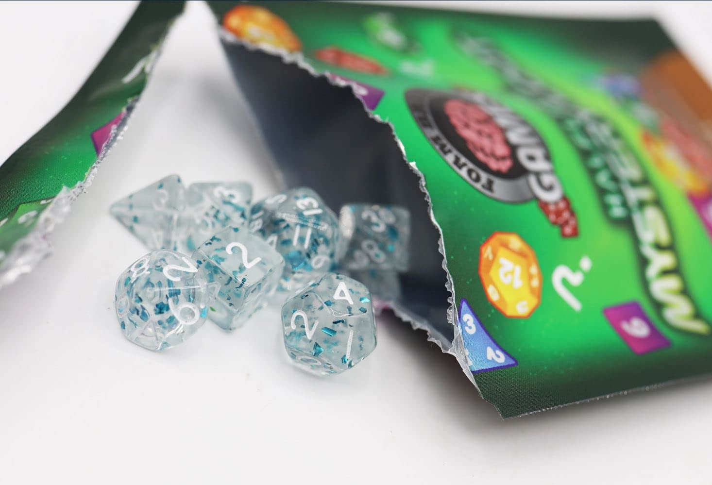 Premium Halfling Dice Sets for D&D & RPG Games | Mystery Loot Foam Brain Games | Perfect for Tabletop Gaming, Collectors & Gift Giving