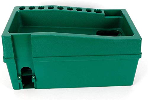 Automatic Golf Ball Dispenser & Tee Up Machine - No Power/No Electricity Required Golf Club Organizer (Green, US Stock) - Perfect for Driving Range, Home Practice & Golf Course Use