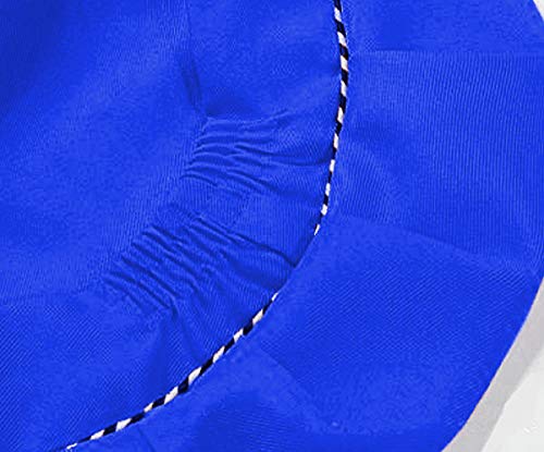 **Unicorn Rainbow Kids Kitchen Apron Set with Chef Hat & Recipe Cards - Adjustable Cooking Aprons for Girls & Boys - Fun Baking & Pretend Play Accessories for Little Chefs (Royal Blue) - Perfect for Birthday Gifts & Play Kitchen Activities**