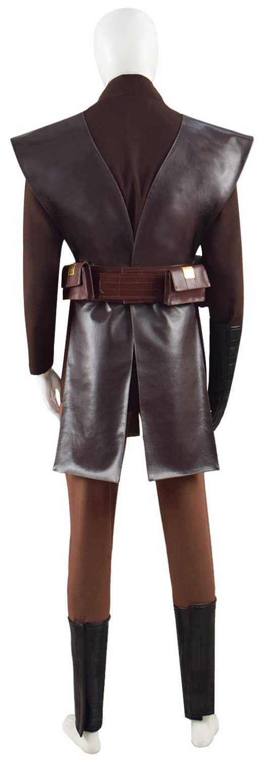 Anakin Skywalker Costume for Men & Women - Jedi Knight Tunic, Vest, Shirt & Pants Set | Halloween Cosplay, Star Wars Party Outfit, Jedi Costume for Conventions & Themed Events