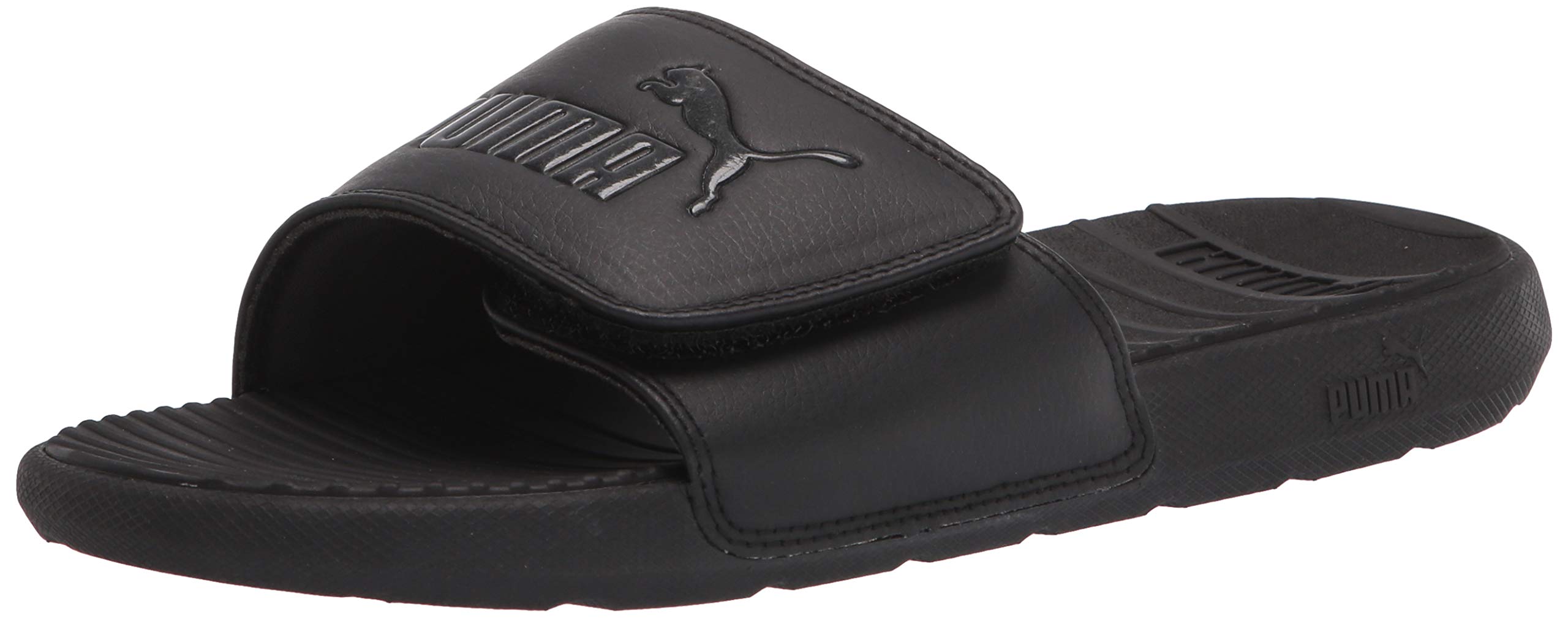 PUMA Men's Cool Cat Hook & Loop Slide Sandals - Comfortable Athletic Slides for Men | Perfect for Gym, Pool, Beach & Casual Wear