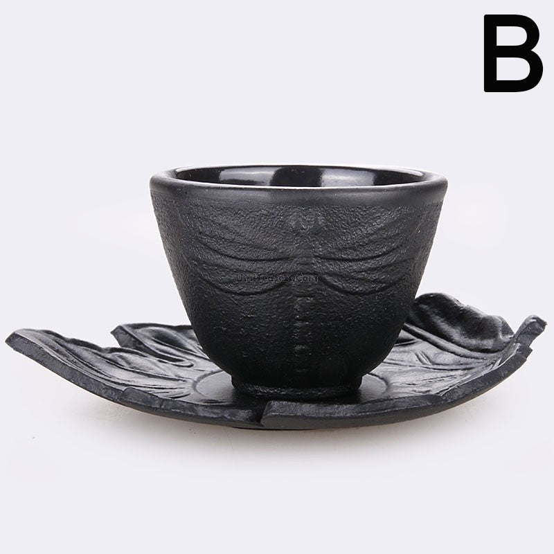 Authentic Japanese Samurai Hobnail Cast Iron Tea Cup - Handcrafted Traditional Iron Teacup for Matcha, Sencha & Hot Tea - Perfect for Tea Ceremonies, Home Decor & Unique Gifts