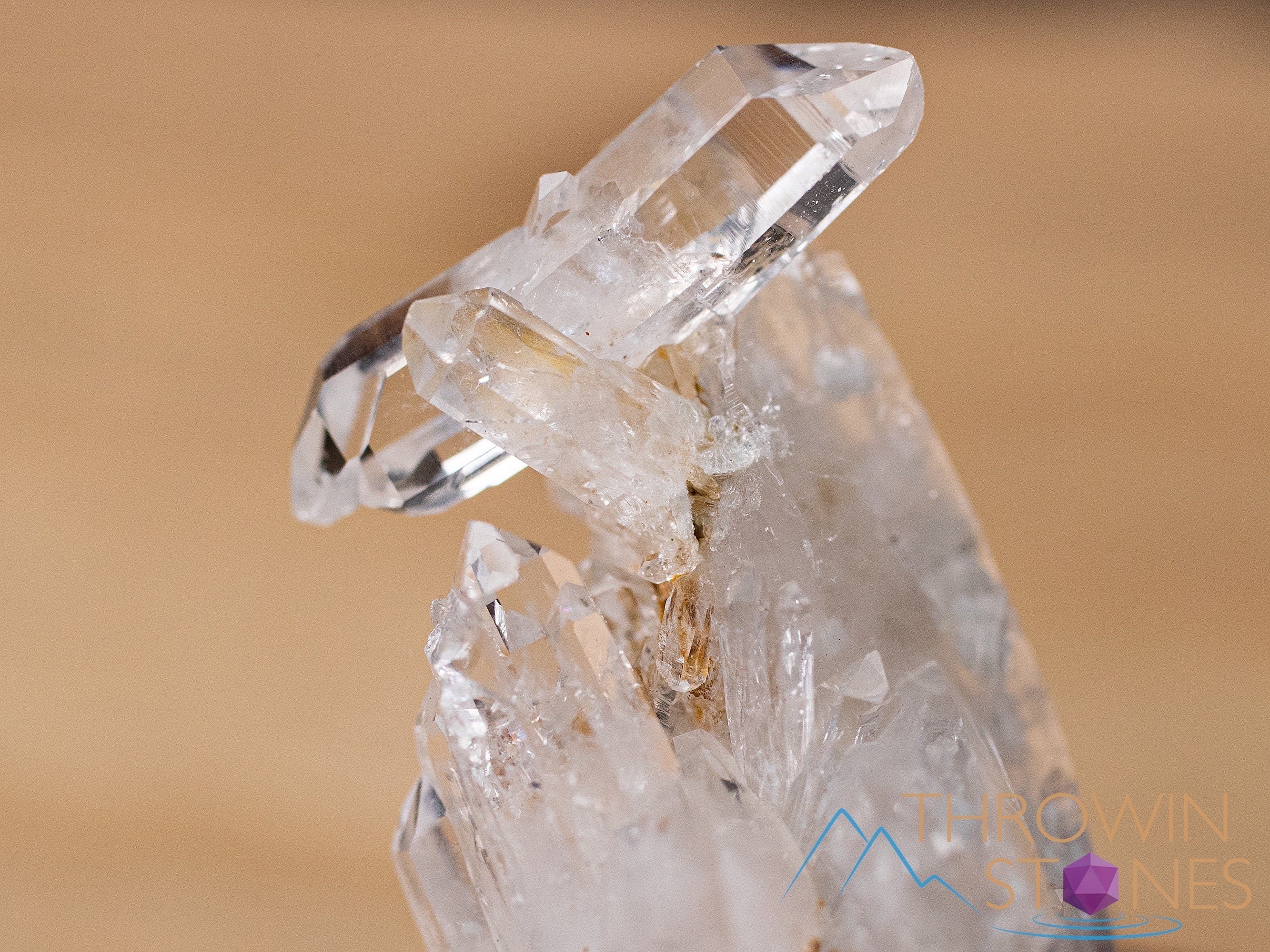 Natural Cookeite in Clear Quartz Raw Crystal - Healing Stone for Home Decor, Housewarming Gift & Spiritual Energy | Perfect for Meditation, Feng Shui & Crystal Healing