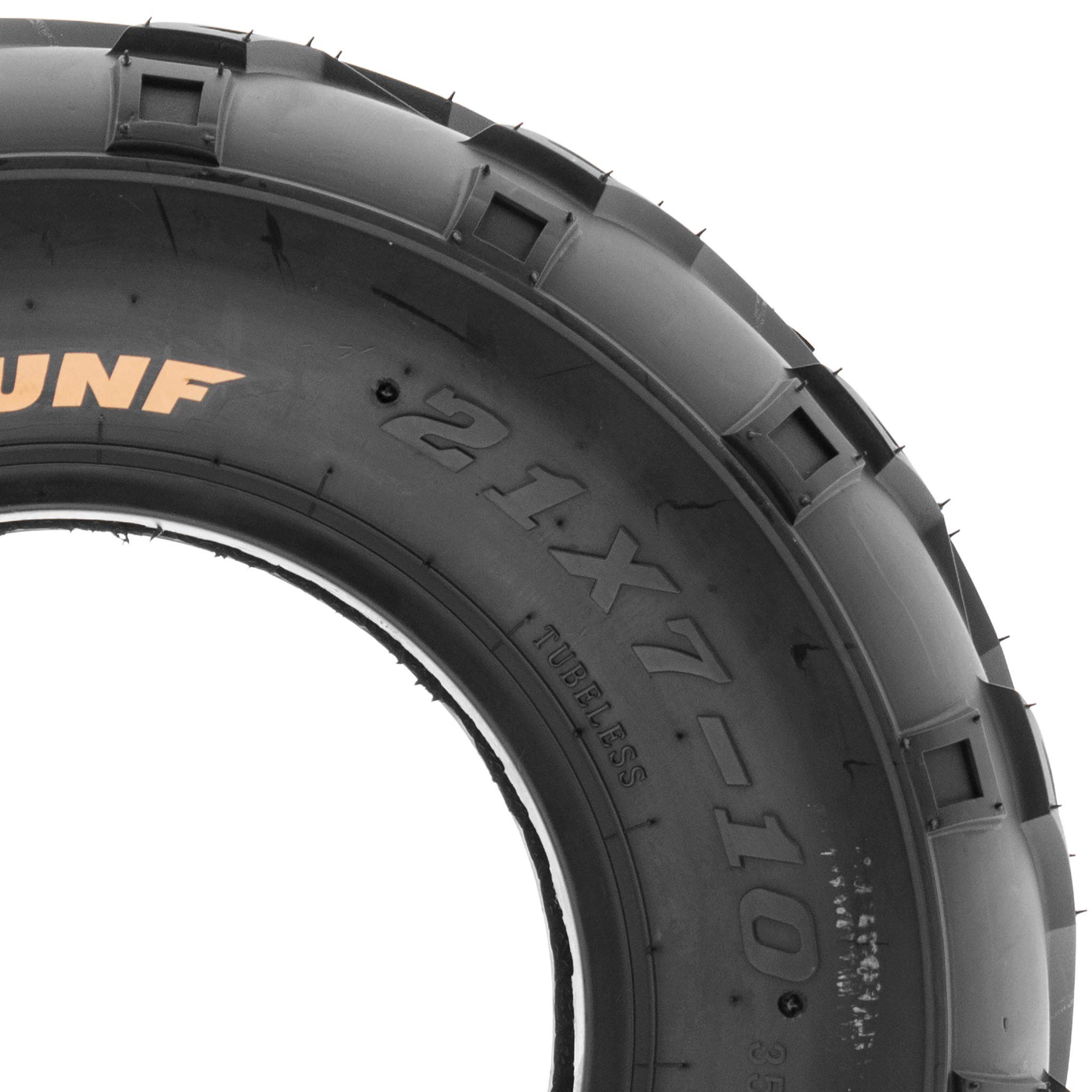 **SunF 19x7-8 ATV/UTV Off-Road Tires - 6-Ply Tubeless Mini Bike Tires (A004) - Pack of 1 - Perfect for Trail Riding, Mudding & Off-Road Adventures**