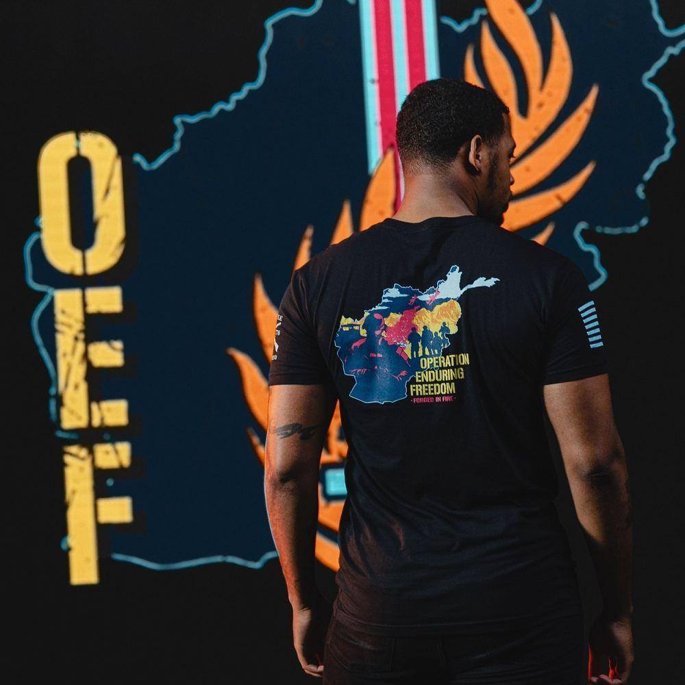 Forged In Fire T-Shirt for Men - Premium Black Cotton Tee - Perfect for Fans, Casual Wear & Outdoor Activities