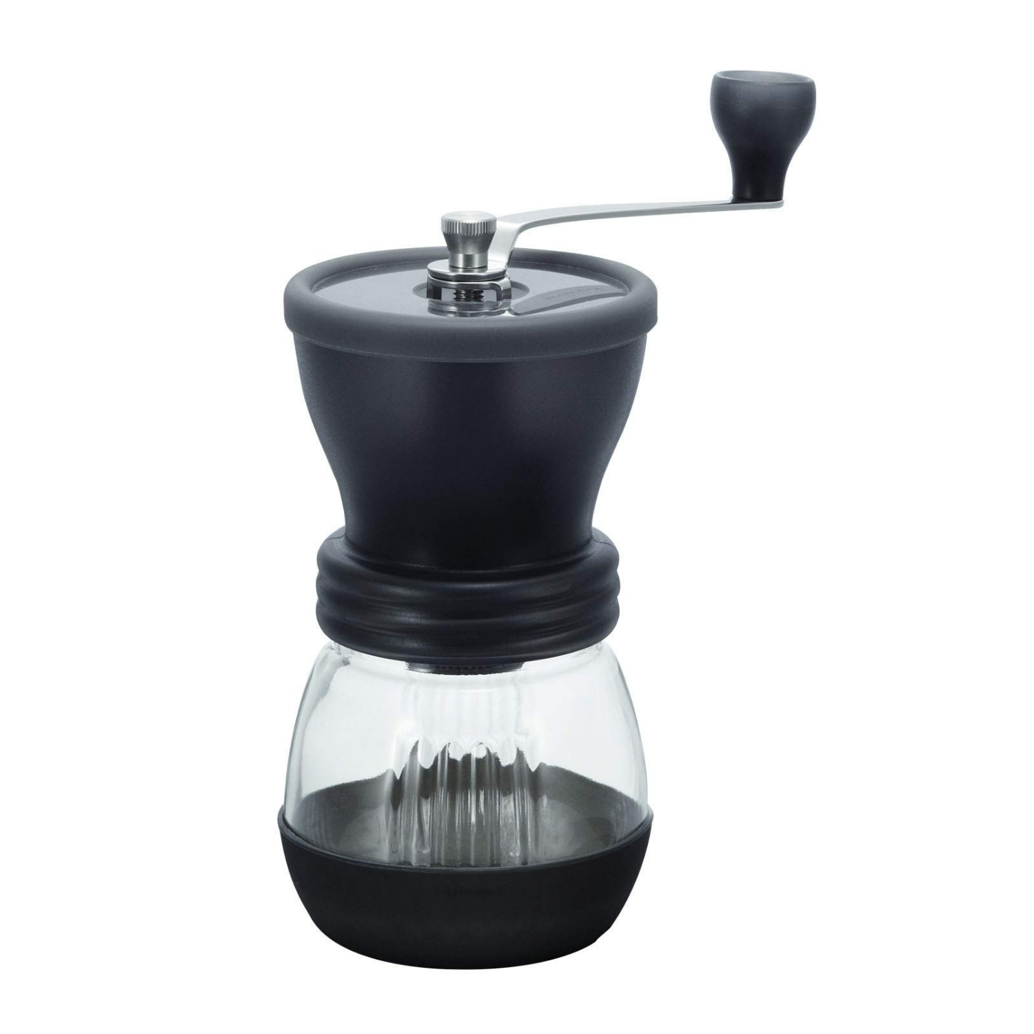 Hario Skerton Plus Manual Coffee Grinder - Ceramic Burr Mill for Fresh Ground Coffee - Perfect for French Press, Pour Over & Cold Brew at Home or Travel