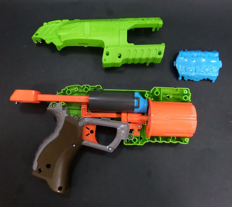 X Shot Bug Attack Blaster - Upgraded Spring Action Toy Gun for Outdoor Play | Perfect for Nerf Battles, Backyard Games & Kids Birthday Parties